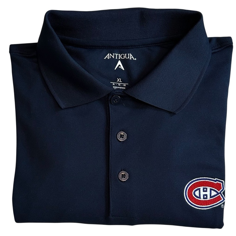 NWOT Antigua Montreal Canadians Polo Shirt SZ XL